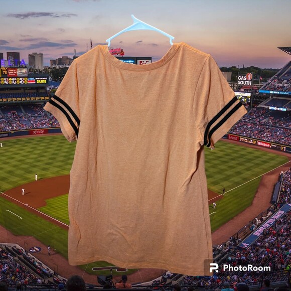 San Francisco Giants V Neck T-shirts‎ Women's Size L  (B66) - Picture 2 of 2